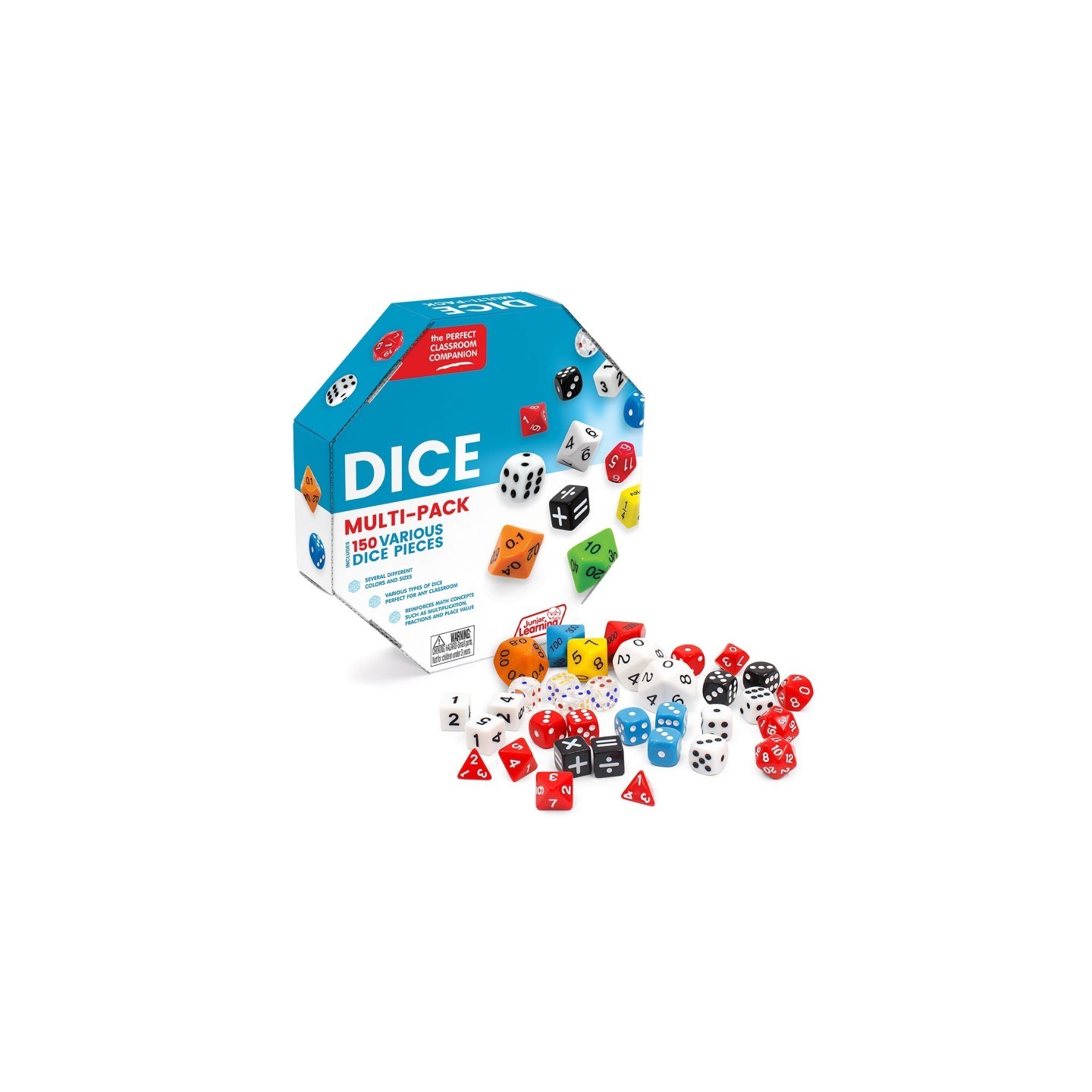 Junior Learning® Dice Multi-Pack, 150 Pieces