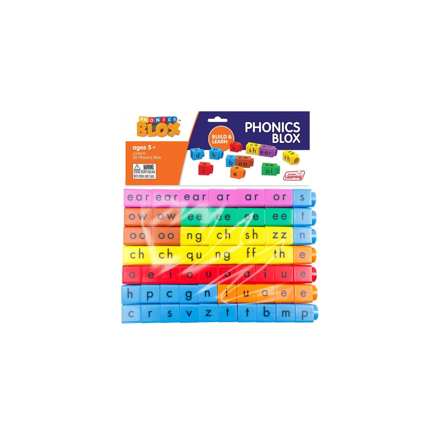 Junior Learning® Phonics Blox - Rainbow Phonics