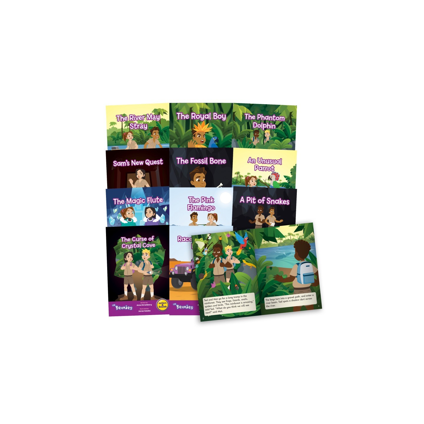 Junior Learning® The Beanies, Phase 5, Set of 12