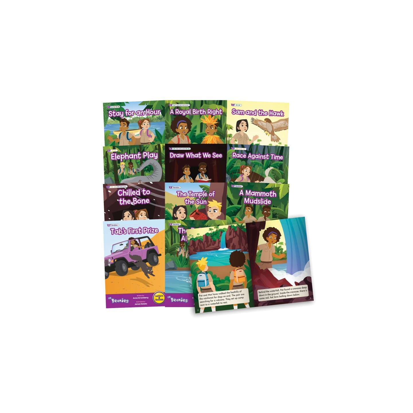 Beanstalk Books The Beanies Hi-Lo Diversity Decodables Phase 5 Set 2
