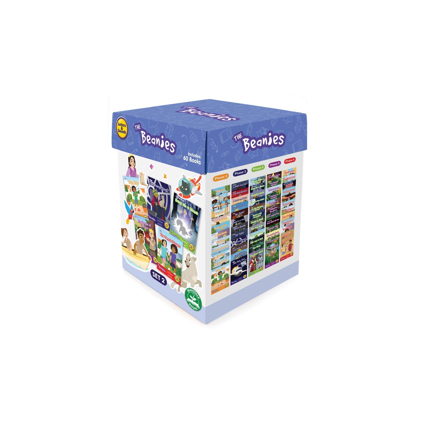 Beanstalk Books The Beanies Hi-Lo Diversity Decodable Boxed Set 2