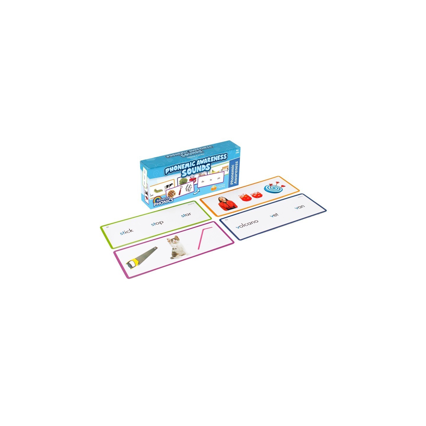 Junior Learning® Rainbow Phonics Phonemic Awareness Sound Cards