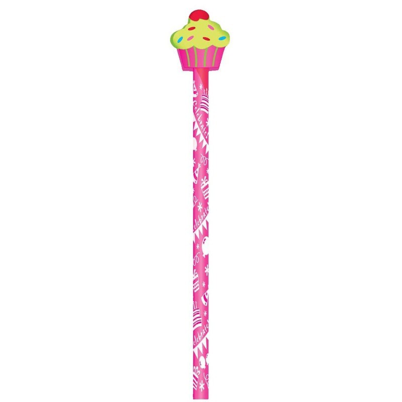 Moon Products Pencil & Eraser Topper Write-Ons, Birthday Party, Pack of 36