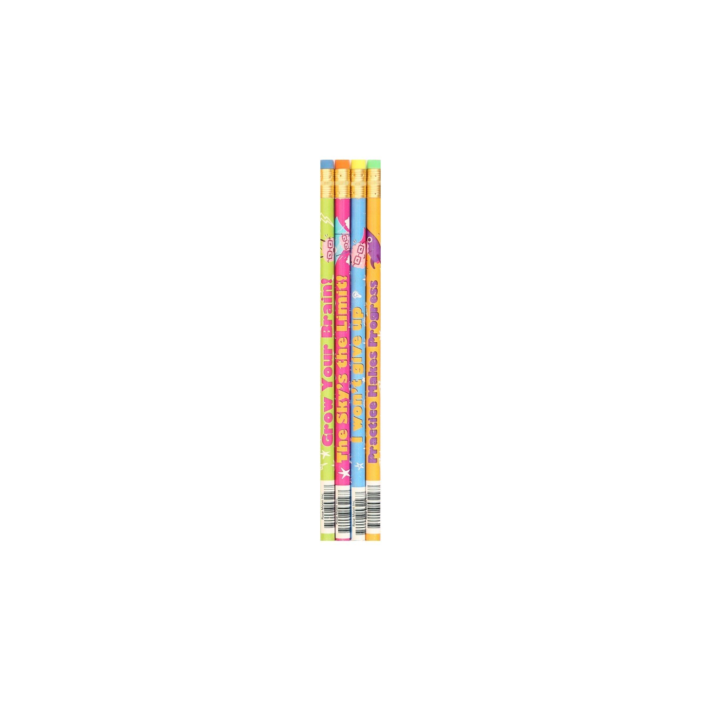 Moon Products Growth Mindset Pencil Assortment, Pack of 12