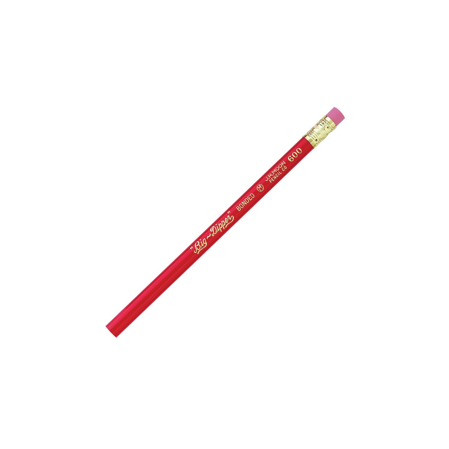 Moon Products Big-Dipper Pencils, With Eraser, Pack of 12