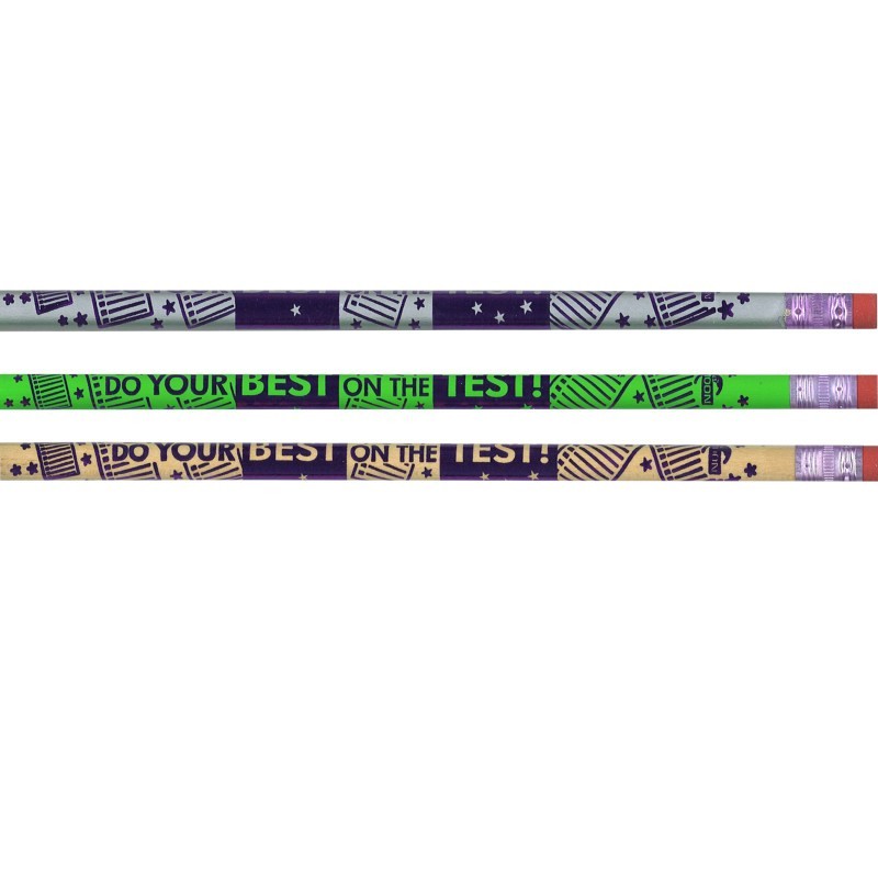 Moon Products Do Your Best on the Test Pencils, 12 Per Pack, 12 Packs