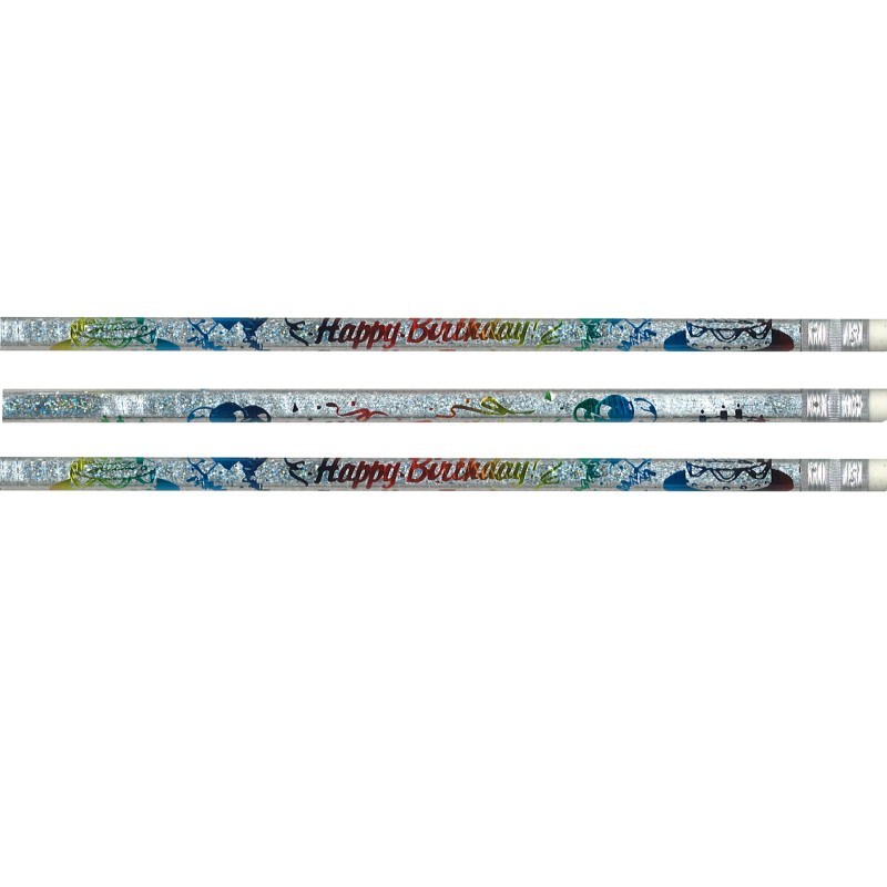 Moon Products Happy Birthday From Your Teacher Pencils, 12 Per Pack, 12 Packs