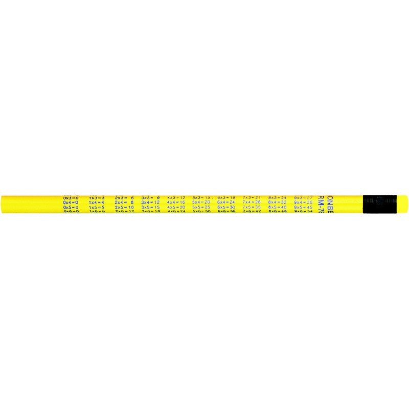 Moon Products Multiplication Tables Pencil, Pack of 144