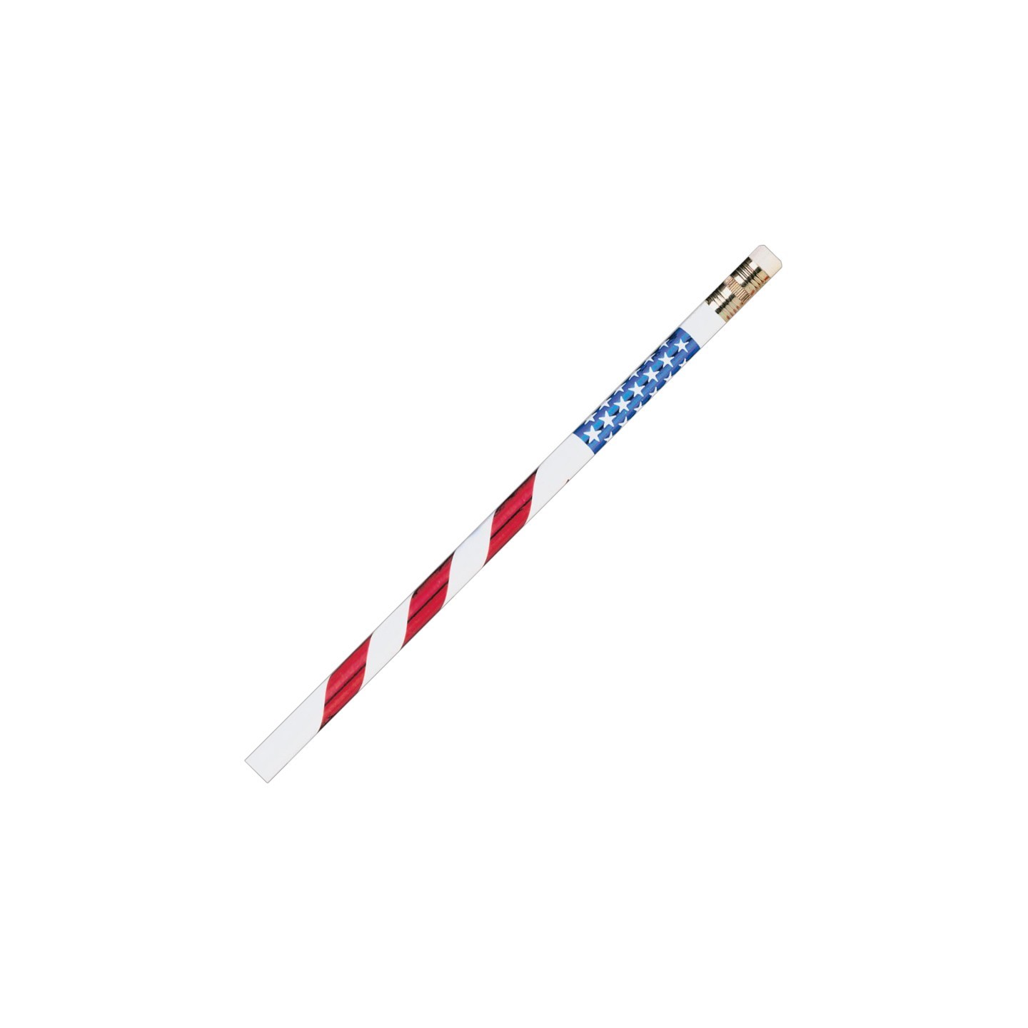 Moon Products Stars & Stripes Pencils, Pack of 12