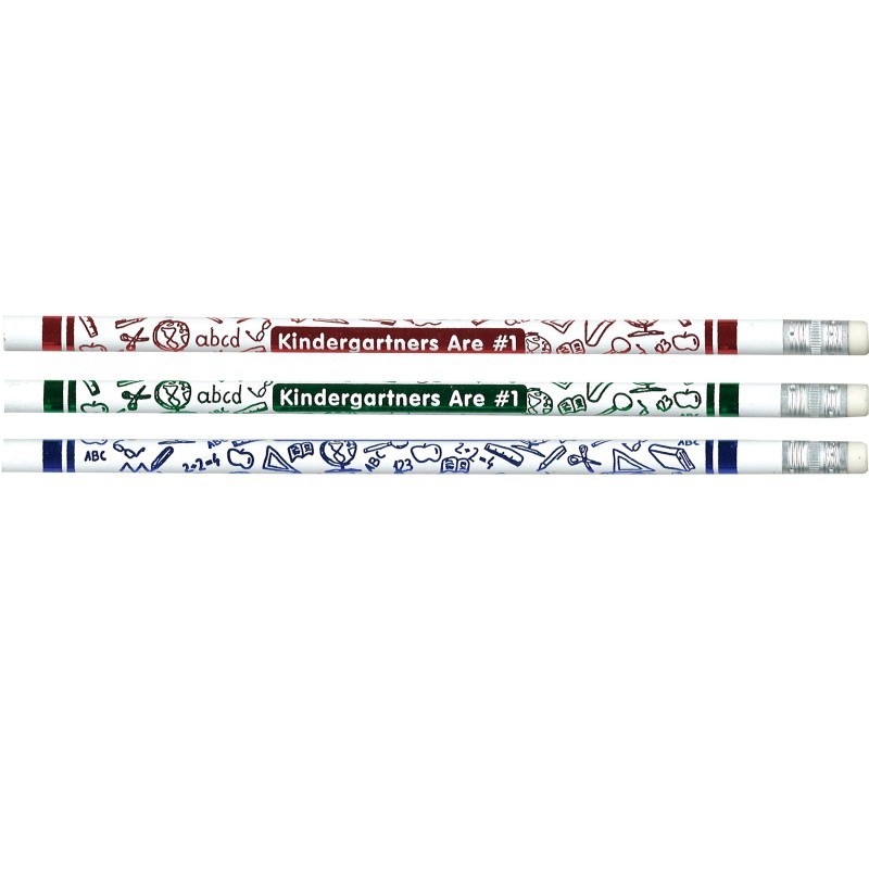 Moon Products Kindergartners Are #1 Pencils, Pack of 12