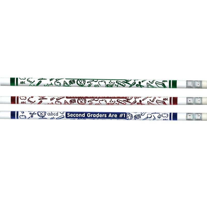 Moon Products Pencils 2nd Graders Are #1, 12 Per Pack, 12 Packs