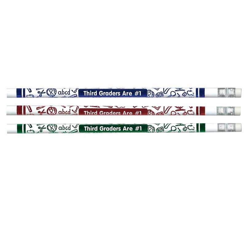 Moon Products 3rd Graders are #1 Pencil, Pack of 144