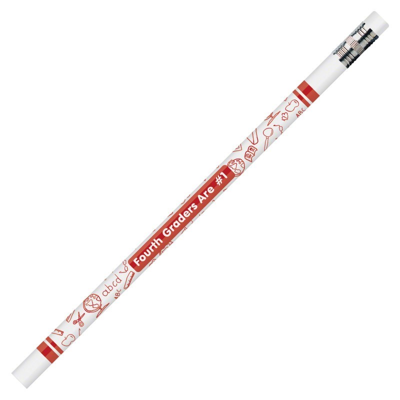 Moon Products 4th Graders Are #1 Pencils, Pack of 12