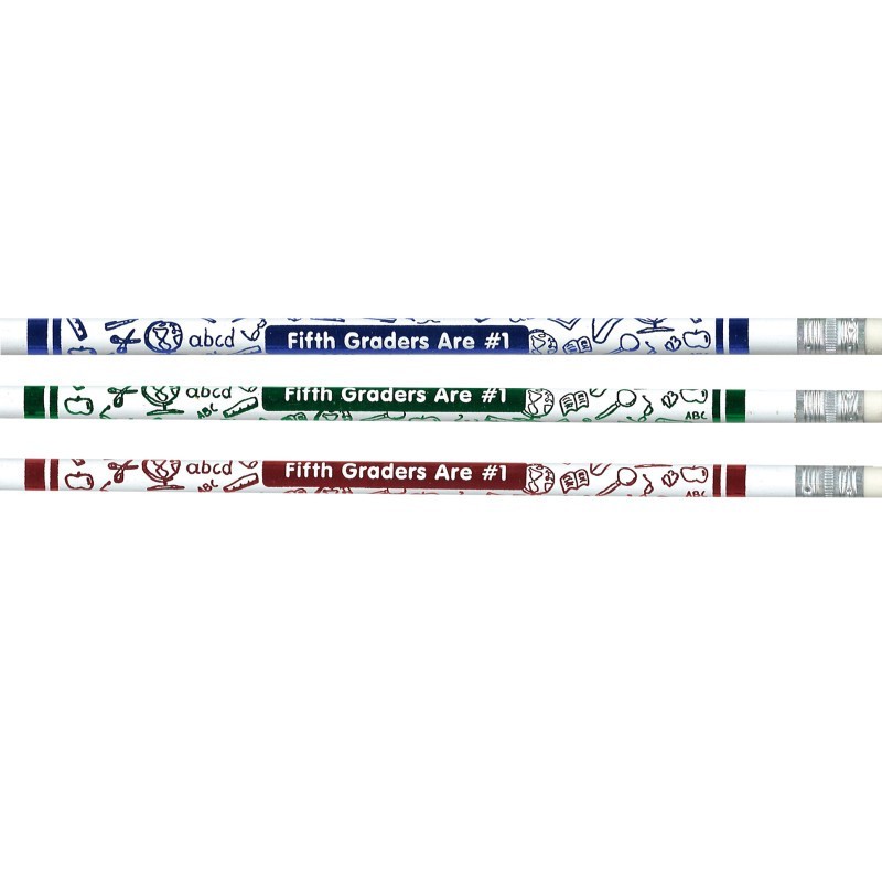 Moon Products 5th Graders Are #1 Pencils, Pack of 12