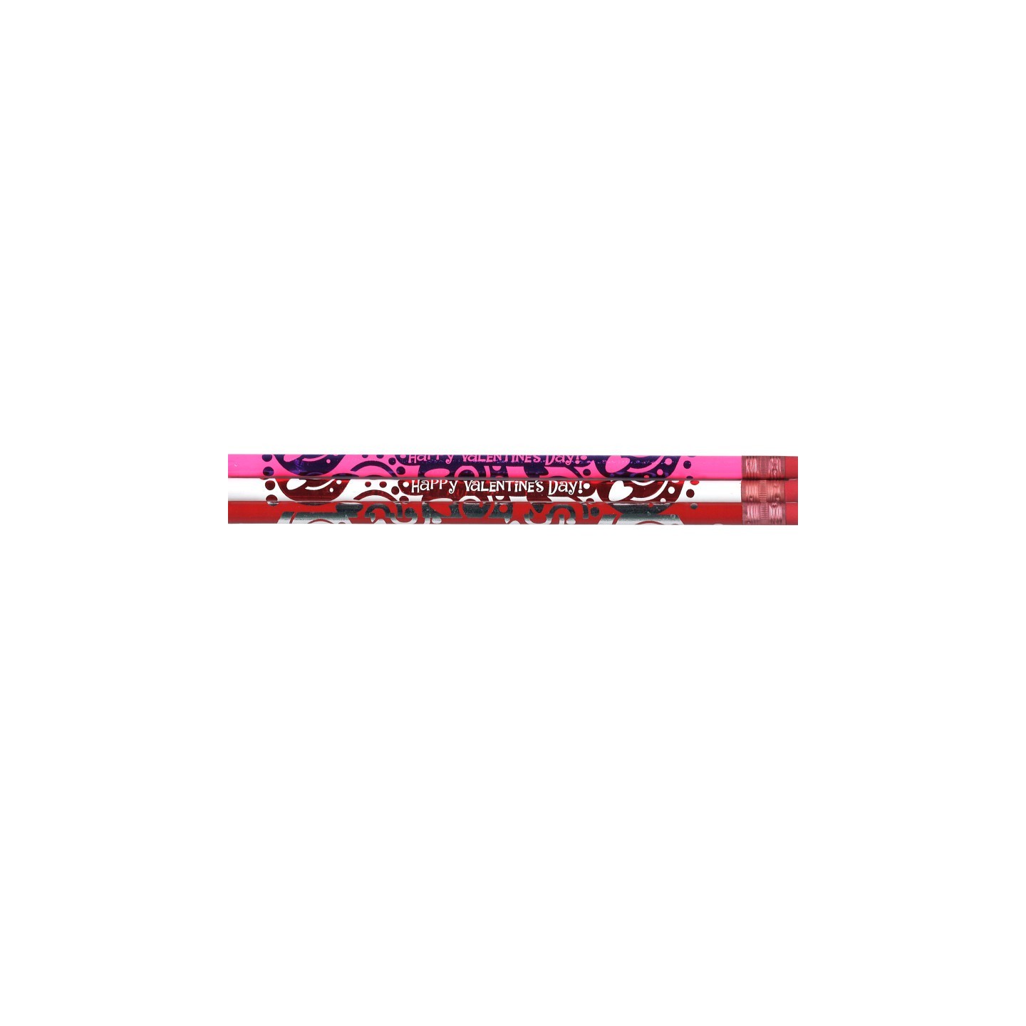 Moon Products Pencils, Happy Valentine’s Day Assortment, 12 Per Pack, 12 Packs