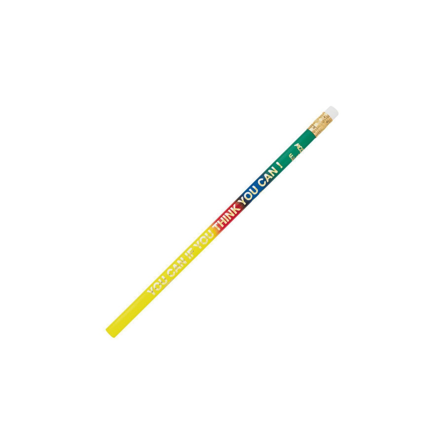 Moon Products "You Can If You Think You Can!" Pencils, 12 Per Pack, 12 Packs