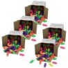 Moon Products Cap Eraser Bright Colors, 144 Per Pack, 5 Packs