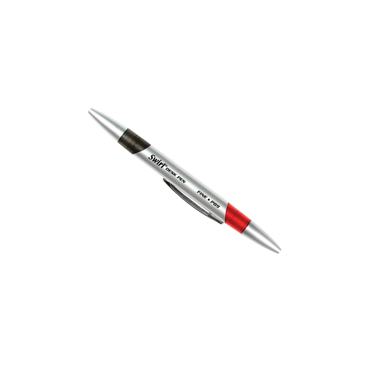 Moon Products Swirl Ink Pens, Red/Black Combo, Pack of 12