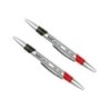 Moon Products Swirl Ink Pens, Red/Black Combo, 12 Per Pack, 2 Packs