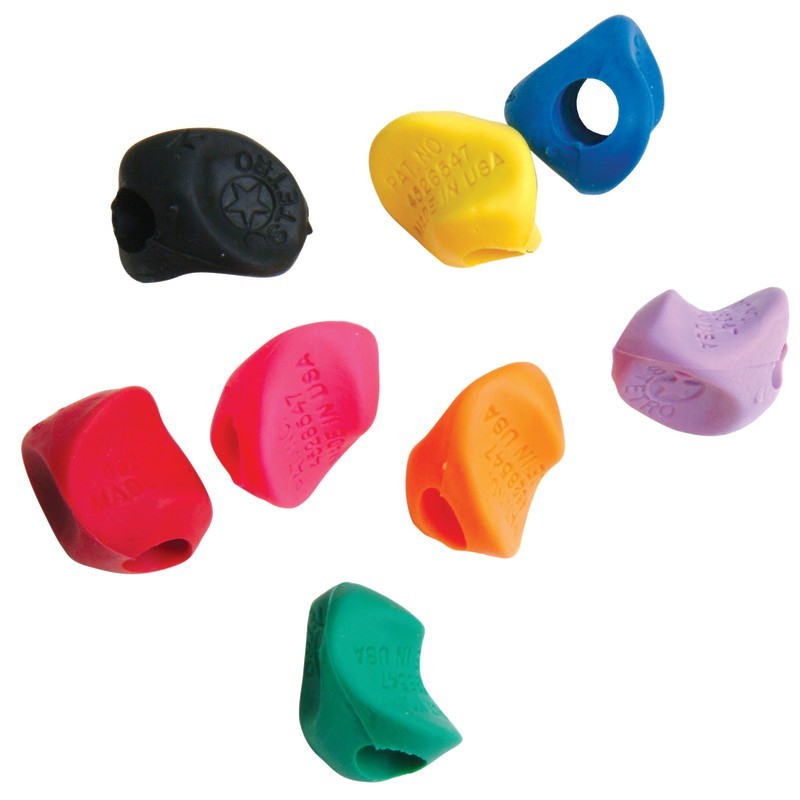 Moon Products Stetro Pencil Training Grip, Assorted Colors, Pack of 36