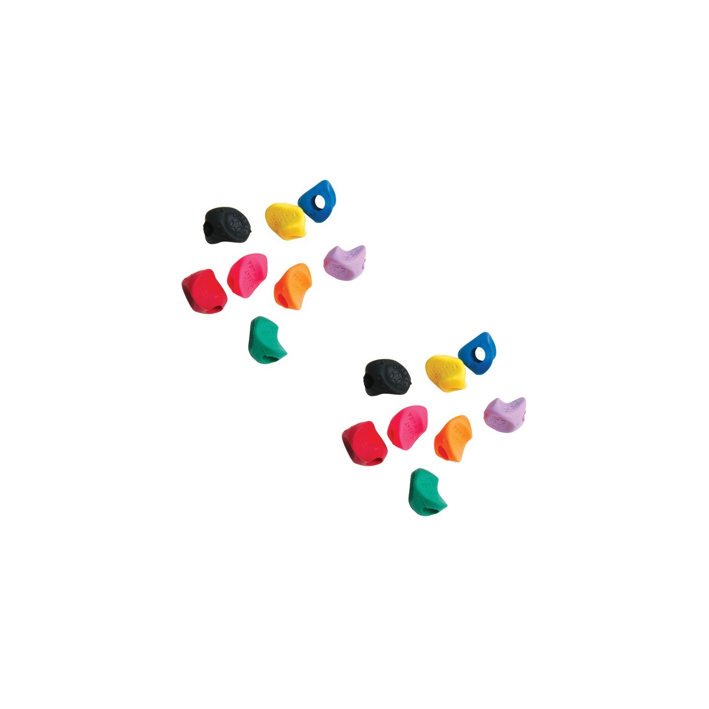Moon Products Stetro Pencil Training Grip, Assorted Colors, 36 Per Pack, 2 Packs