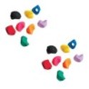 Moon Products Stetro Pencil Training Grip, Assorted Colors, 36 Per Pack, 2 Packs