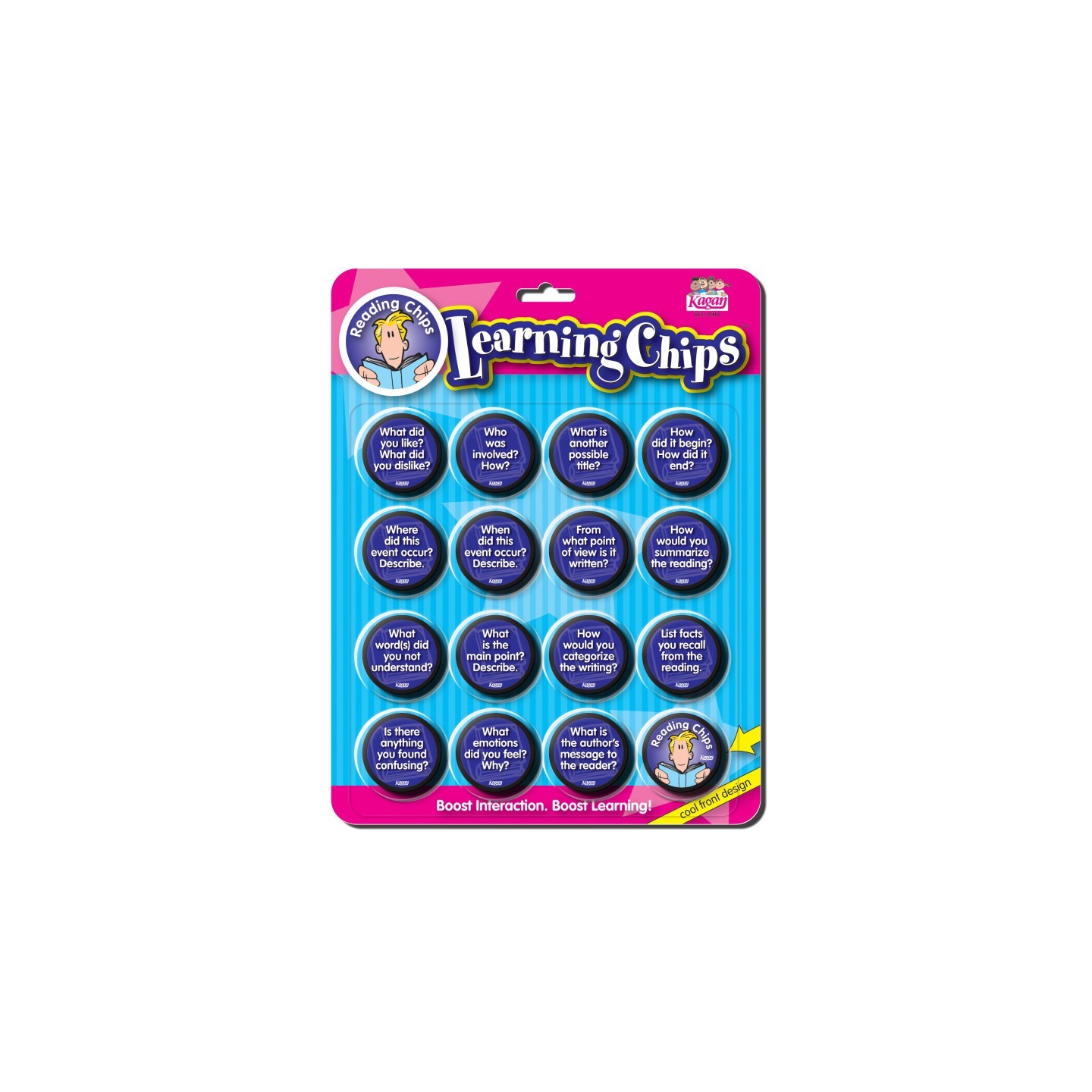 Kagan Publishing Reading Comprehension Chips