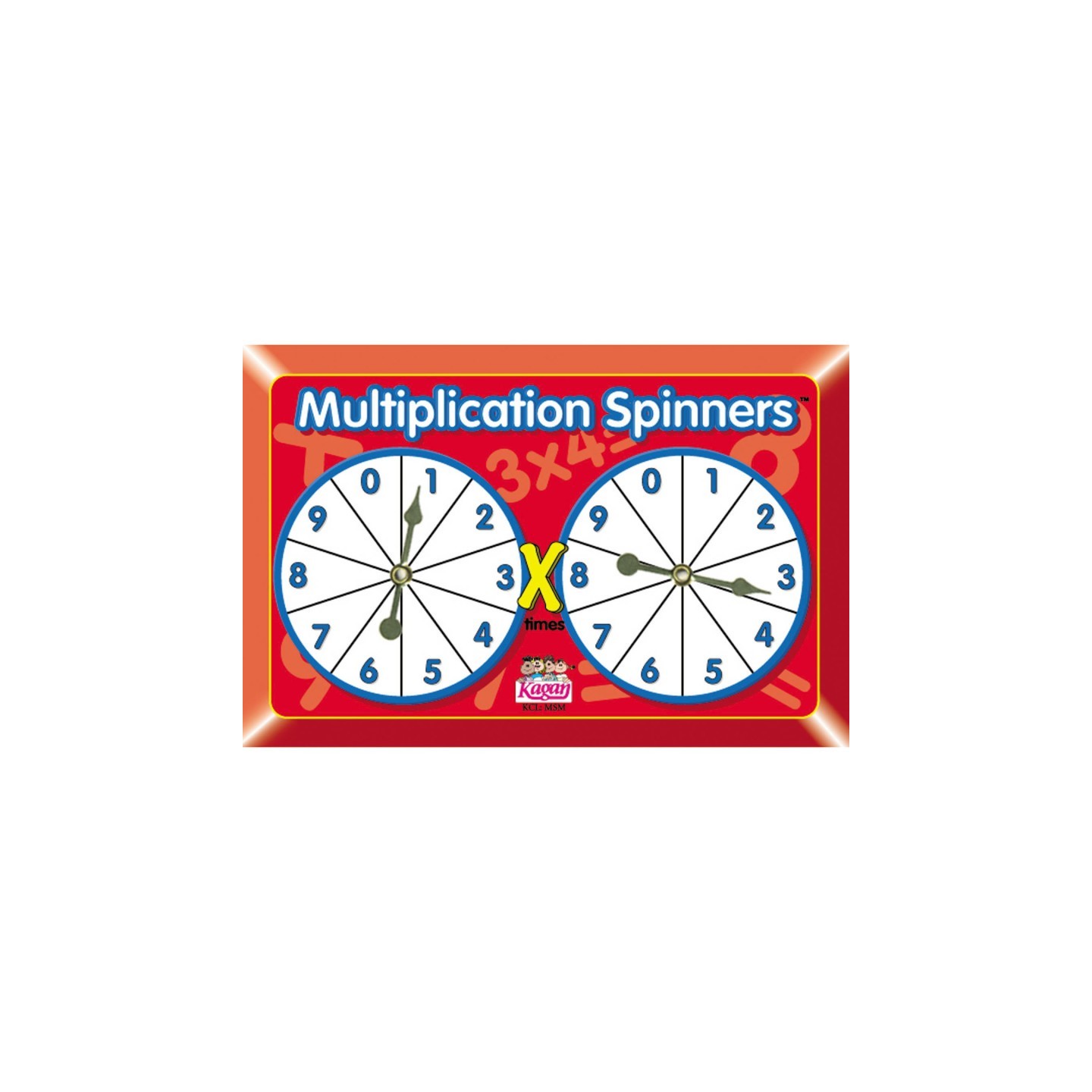 Kagan Publishing Multiplication Spinners