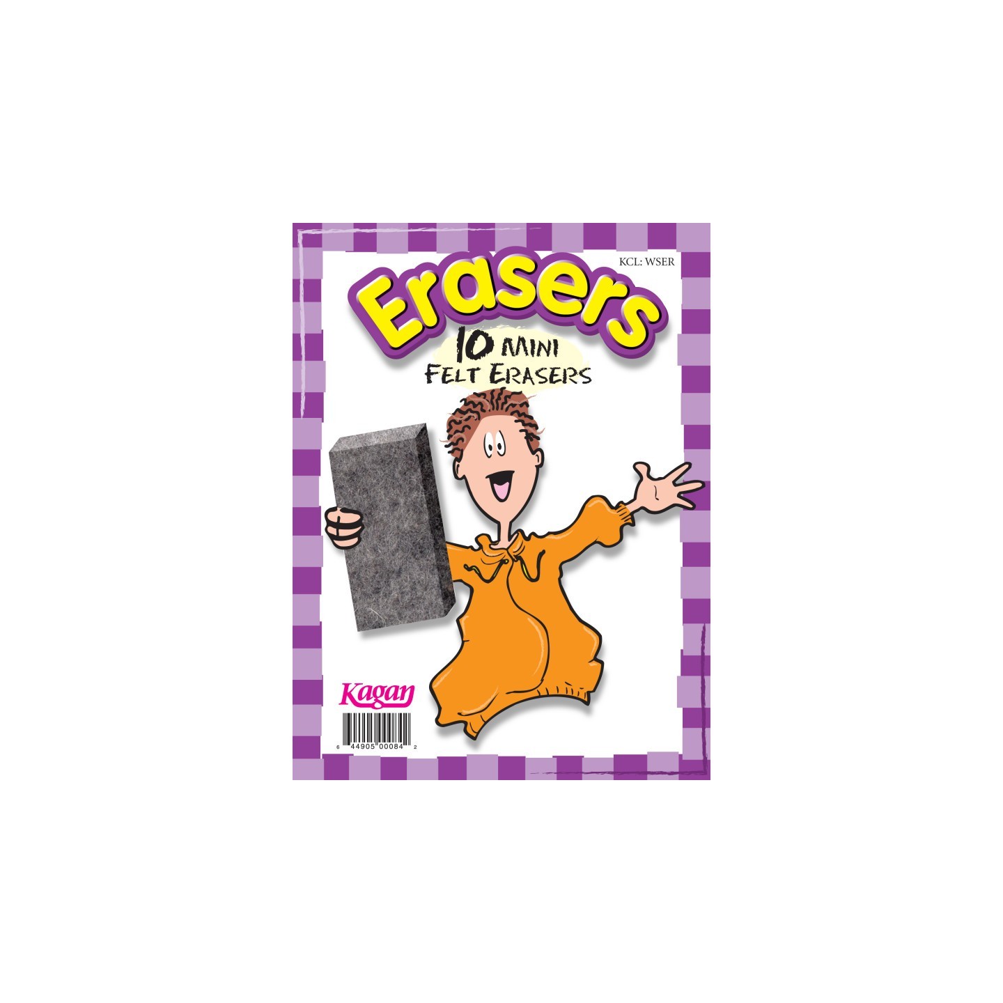 Kagan Publishing Erasers, Mini, 10pk