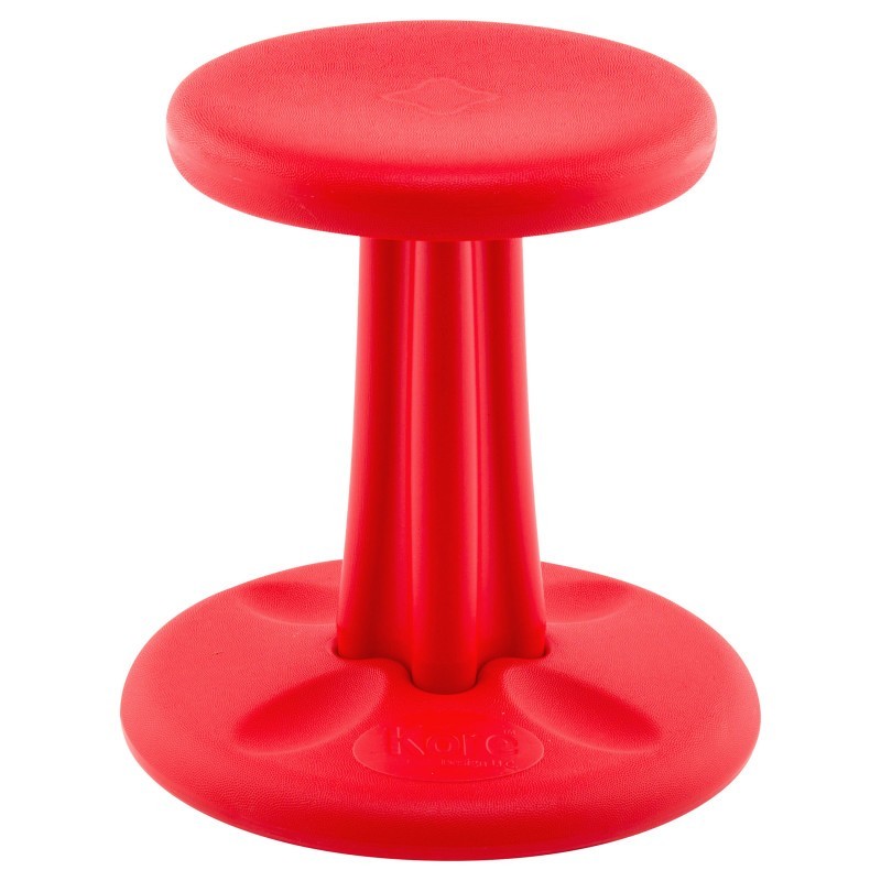 Kore Design Kids Wobble Chair 14", Red