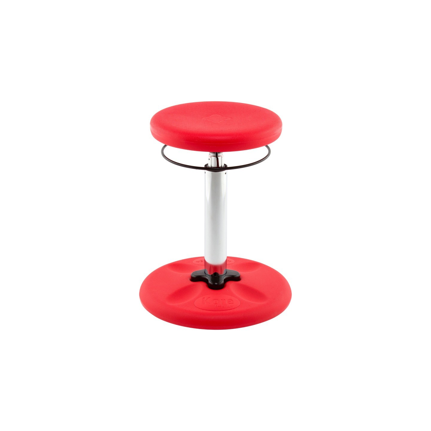 Kore Design Kids Adjustable Tall Wobble Chair 16.5-24", Red