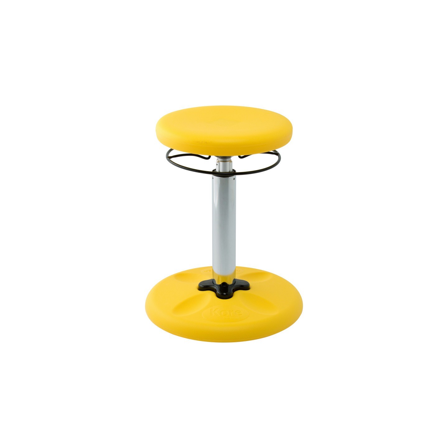 Kore Design Kids Adjustable Tall Wobble Chair 16.5-24", Yellow