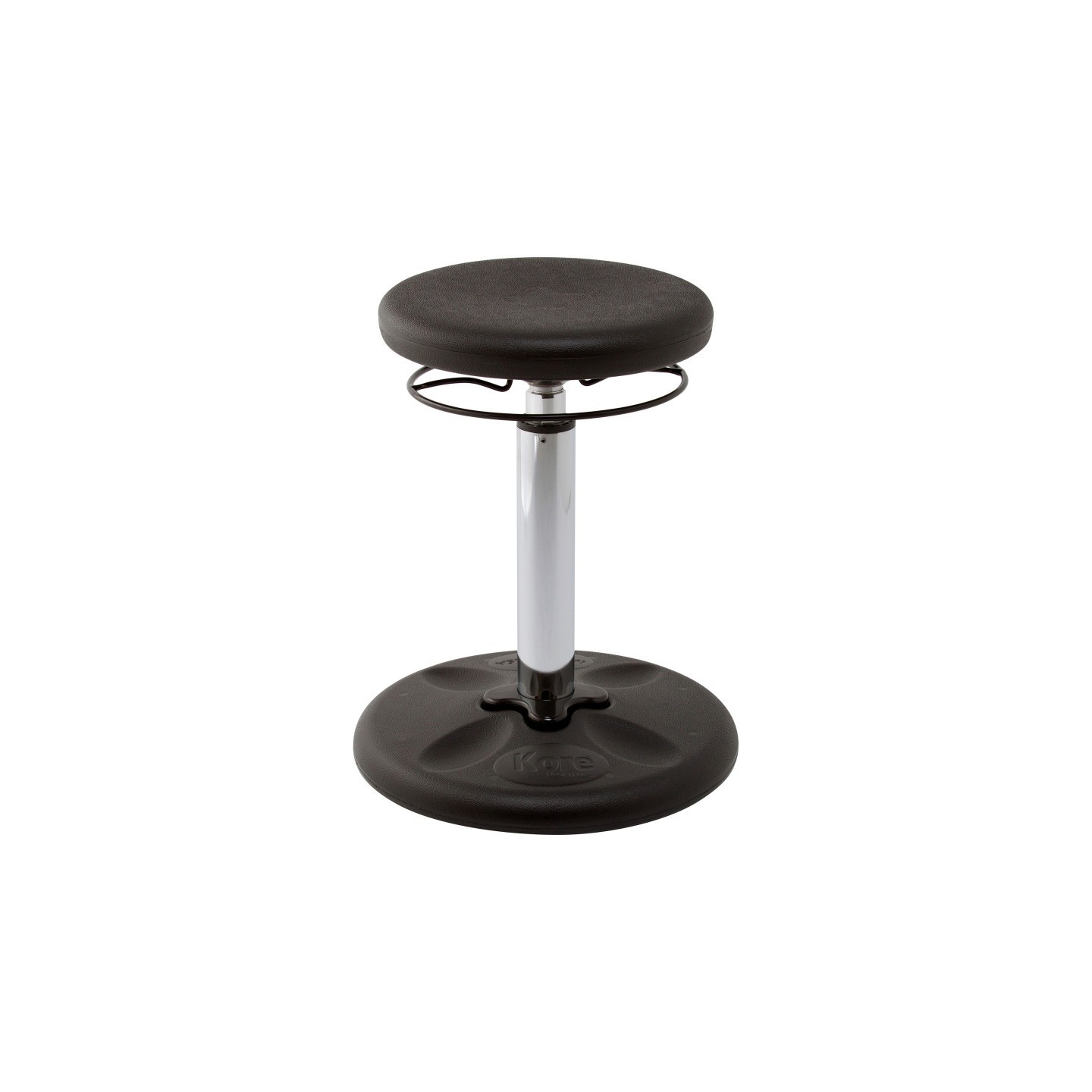 Kore Design Kids Adjustable Tall Wobble Chair 16.5-24", Black