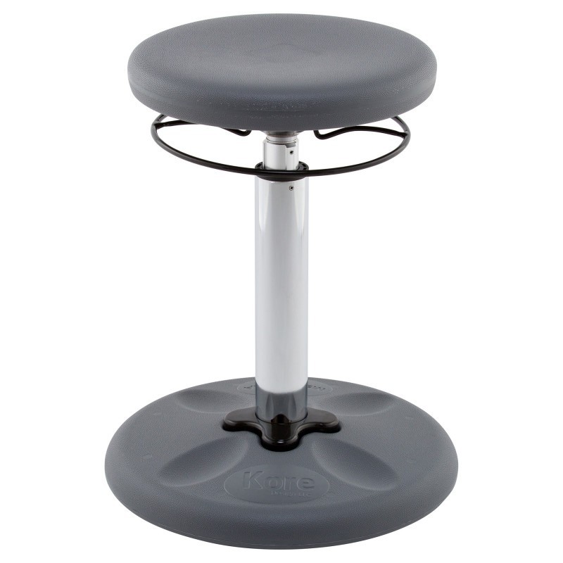 Kore Design Kids Adjustable Tall Wobble Chair 16.5-24", Grey