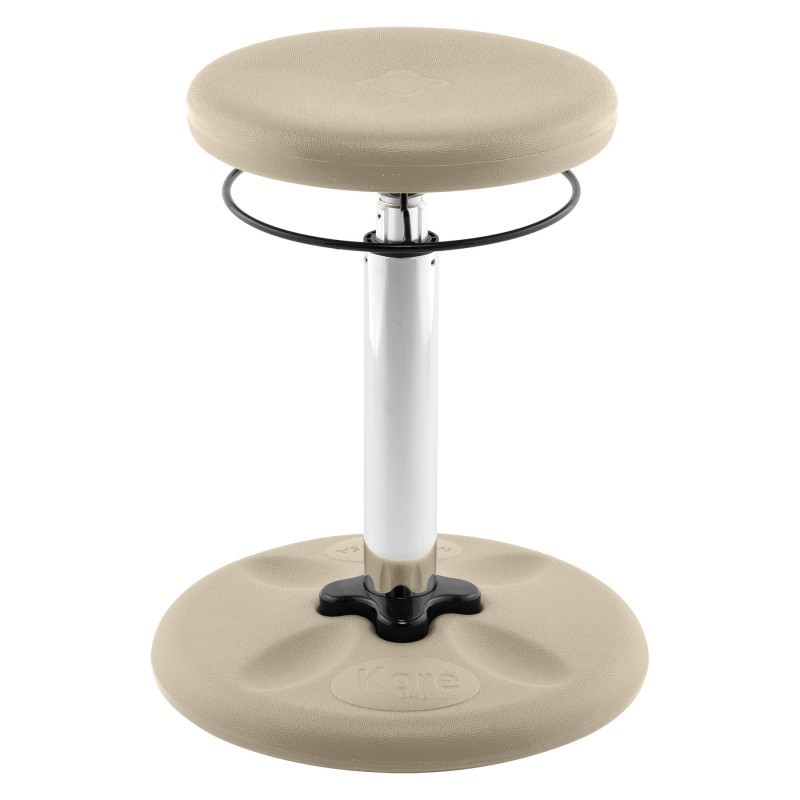 Kore Design Kids Adjustable Tall Wobble Chair 16.5-24", Sand Dollar