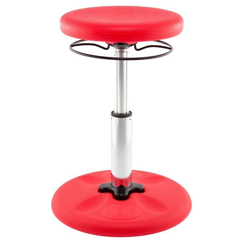 Kore Design Kids Adjustable Standard Wobble Chair 14-19", Red