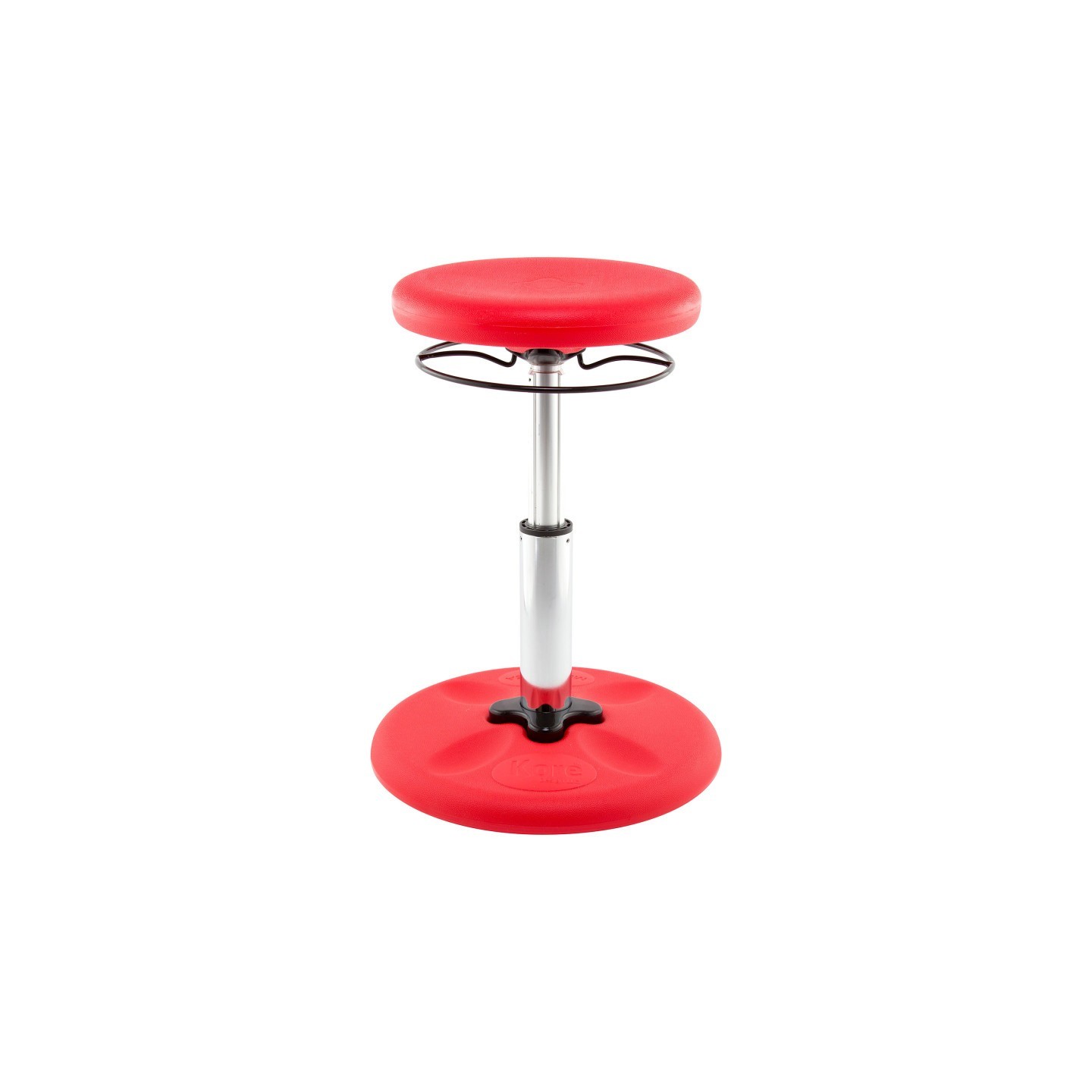 Kore Design Kids Adjustable Standard Wobble Chair 14-19", Red