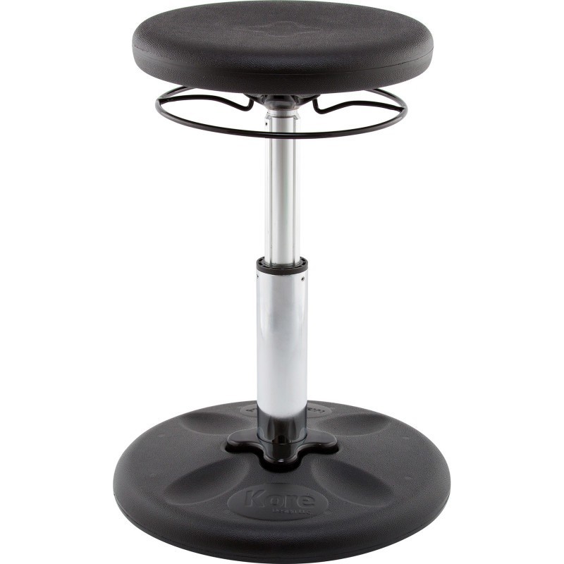 Kore Design Kids Adjustable Standard Wobble Chair 14-19", Black