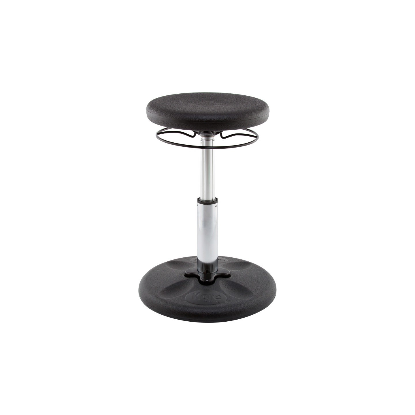Kore Design Kids Adjustable Standard Wobble Chair 14-19", Black
