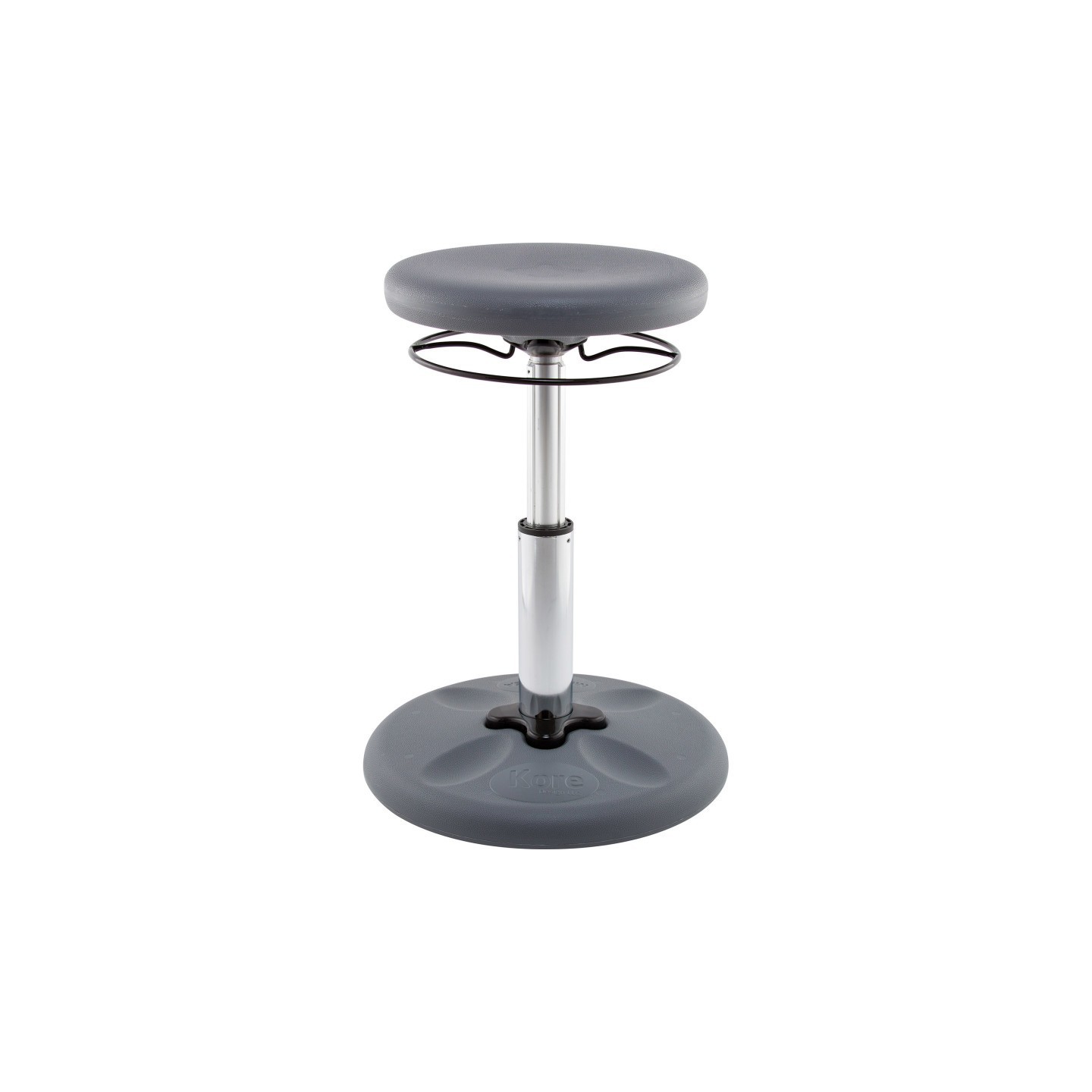Kore Design Kids Adjustable Standard Wobble Chair 14-19", Grey