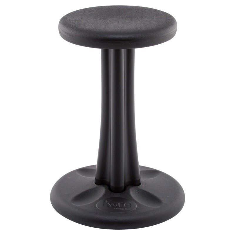 Kore Design Pre-Teen Wobble Chair 18.7", Black