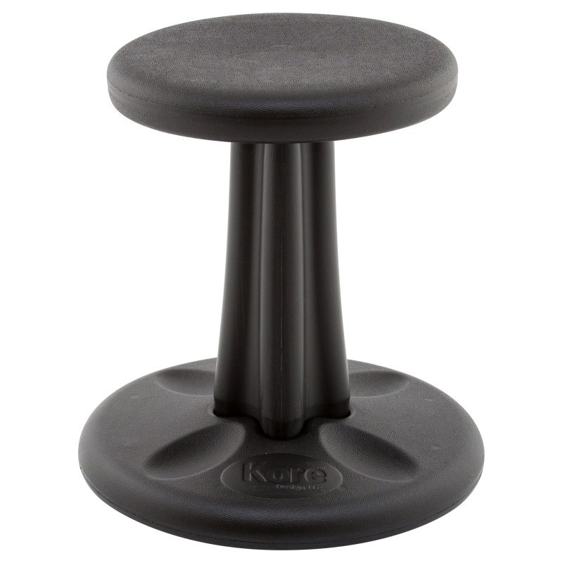 Kore Design Kids Wobble Chair 14", Black