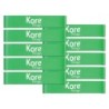 Kore Design Fidget Kick Bands, Latex, 10" to 16", Green, Pack of 10