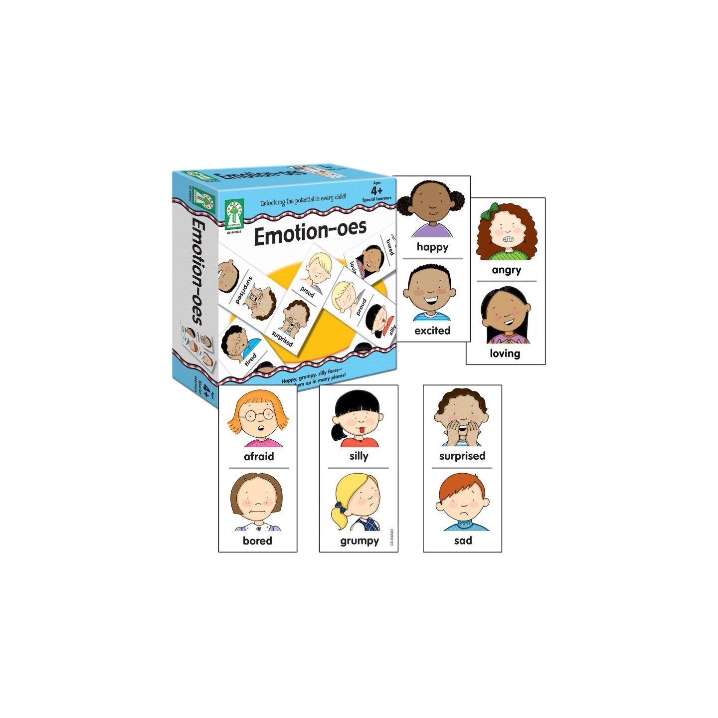 Carson Dellosa Education Emotion-oes Game