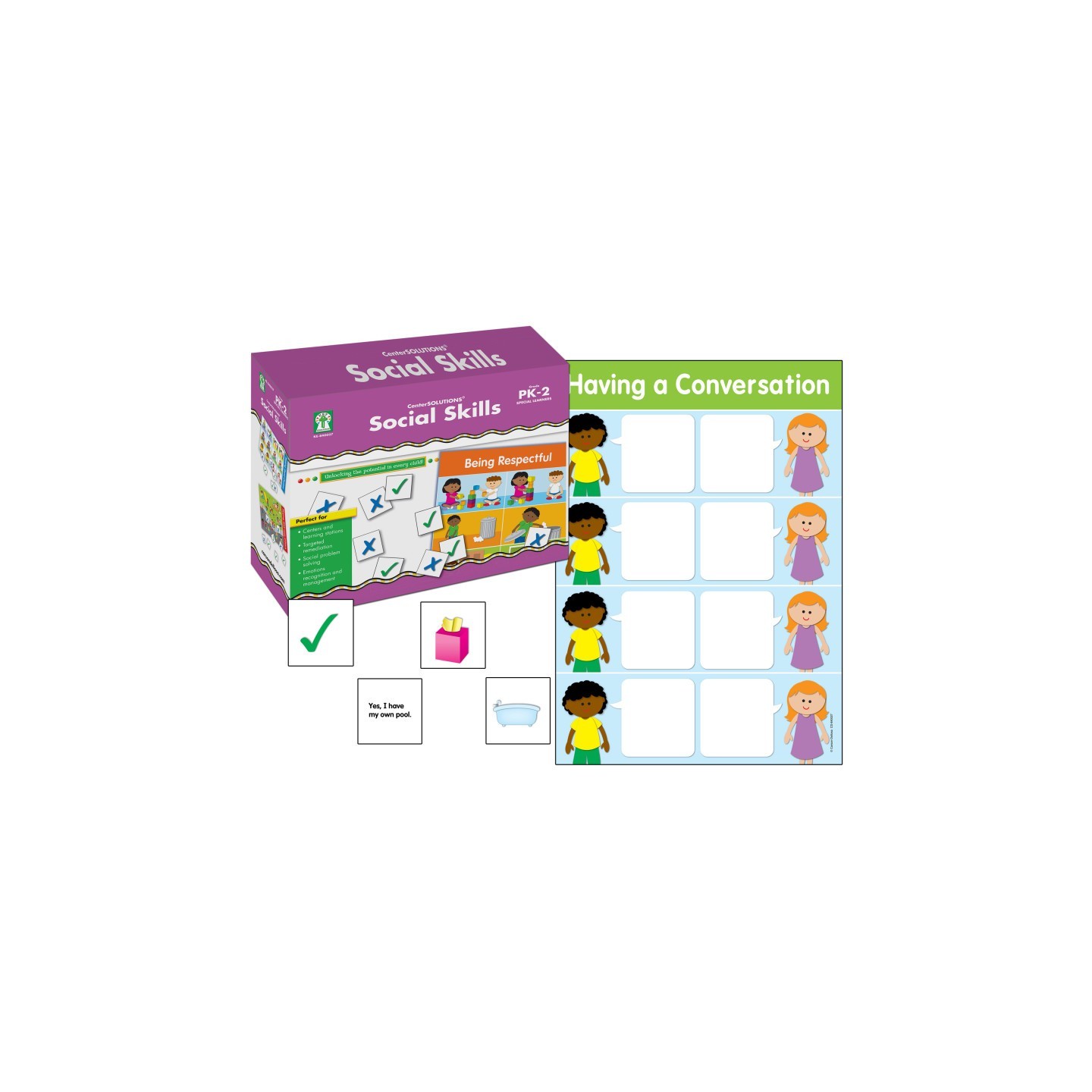 Carson Dellosa Education Social Skills File Folder Game