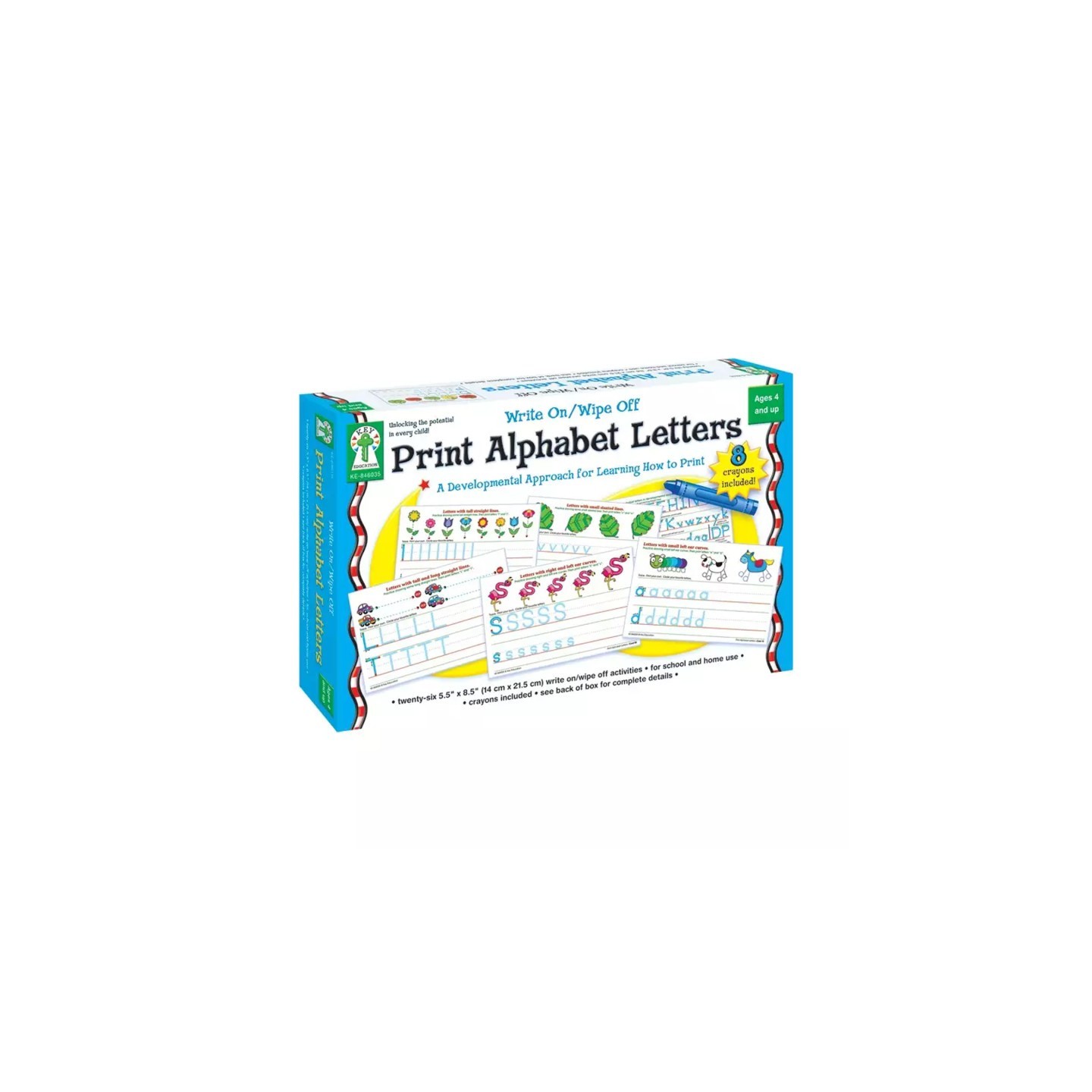 Carson Dellosa Education Print Alphabet Letters Manipulative, Grade PK-1