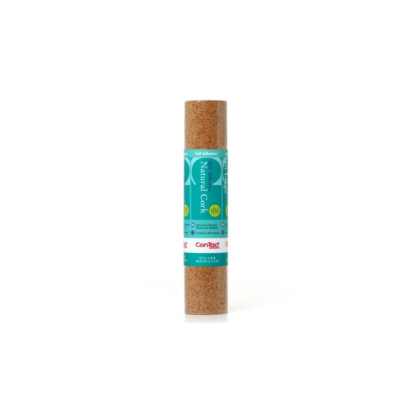 Con-Tact® Brand Cork Roll, Self-Adhesive, 12" x 4 ft.
