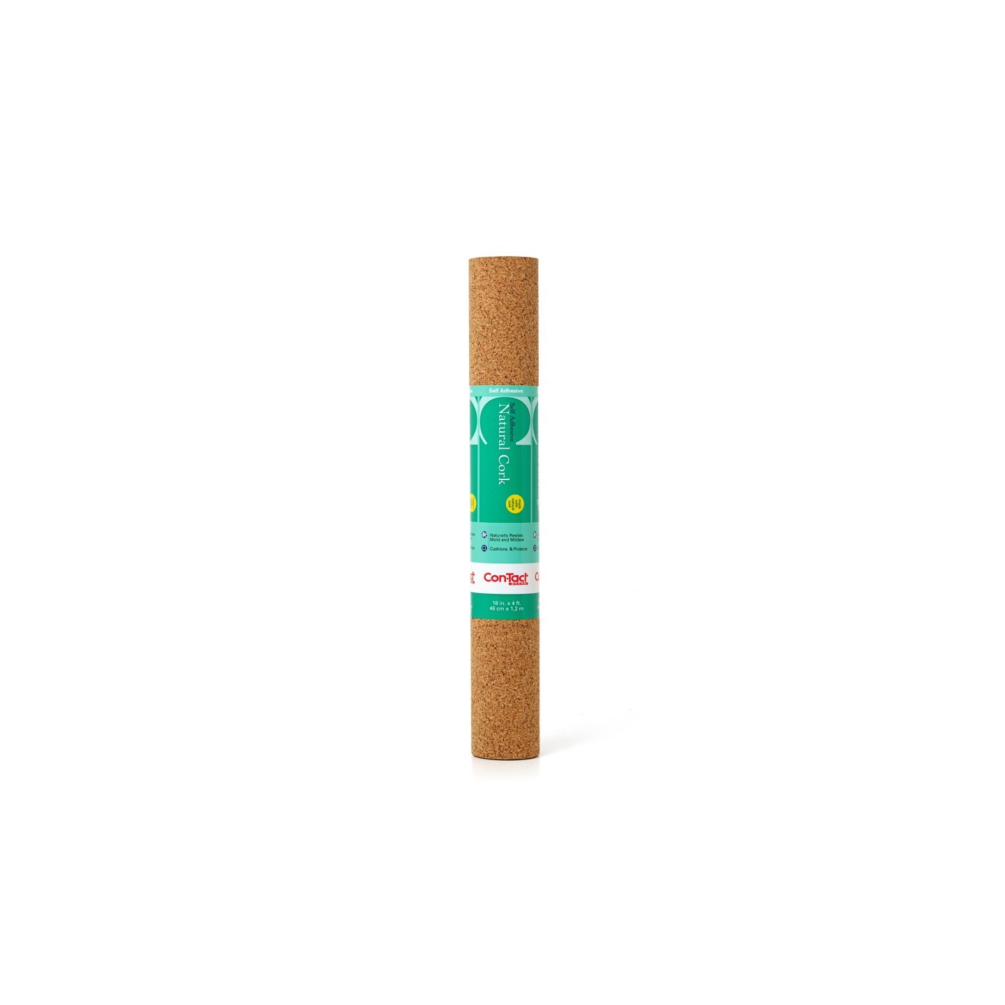 Con-Tact® Brand Adhesive Roll, Cork, 18" x 4'