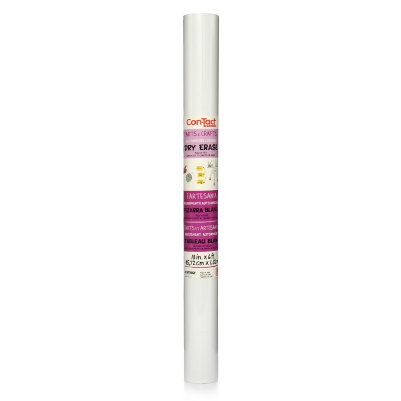 Con-Tact® Brand Adhesive Roll, Dry Erase, 18" x 6'