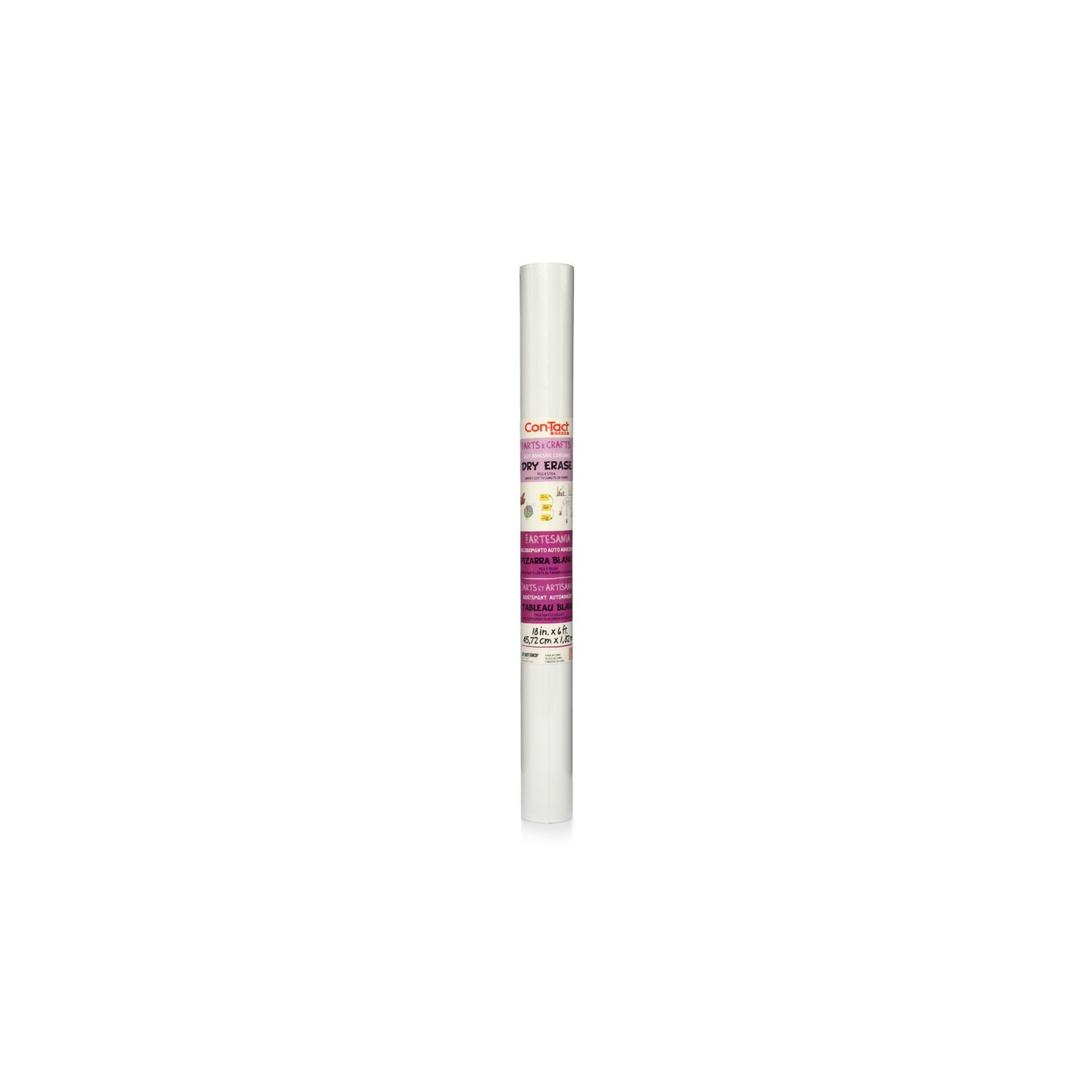 Con-Tact® Brand Adhesive Roll, Dry Erase, 18" x 6'